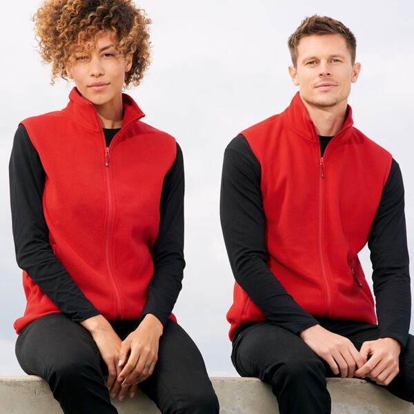 SOL'S Unisex Factor Recycled Micro Fleece Bodywarmer Thumbnail