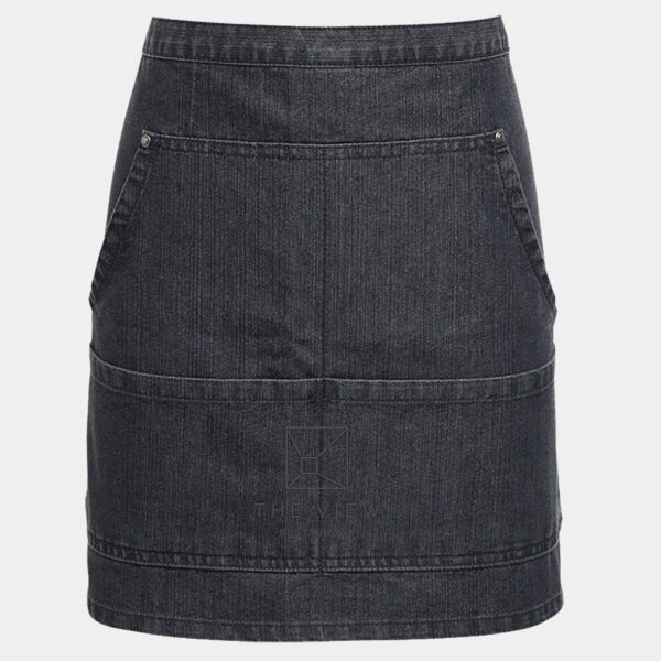 PR125 Jean Stitch Denim Waist Apron Thumbnail