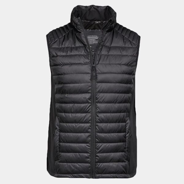TJ9624 - Teejays Mens Crossover Padded Bodywarmer Thumbnail